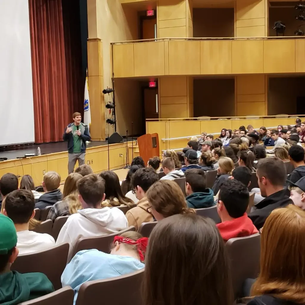 High school drug prevention speaker